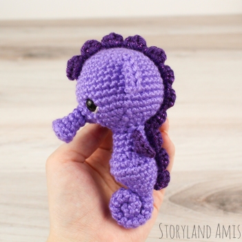 Snorkel the Seahorse amigurumi pattern by Storyland Amis