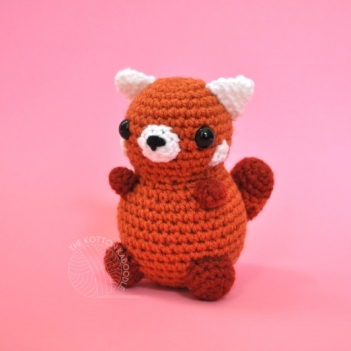 Rose the Red Panda amigurumi pattern by The Kotton Kaboodle