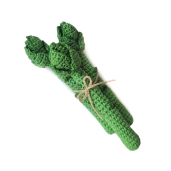 Asparagus - Play food vegetables amigurumi pattern by Mommys Bunny Crafts
