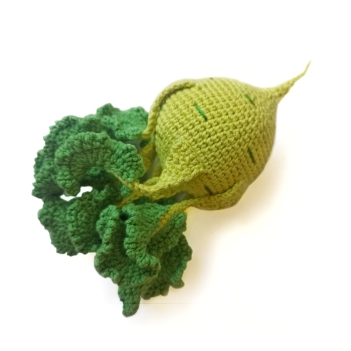 Kohlrabi - Play food vegetables amigurumi pattern by Mommys Bunny Crafts