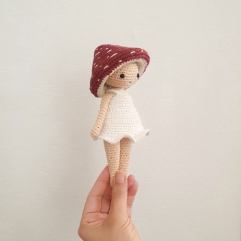 Mushroom Sprite amigurumi pattern by Critter Stitch