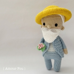 Claude Monet amigurumi pattern by Amour Fou