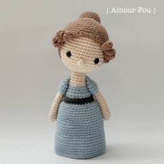 Jane Austen amigurumi pattern by Amour Fou