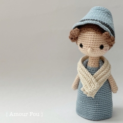 Jane Austen amigurumi by Amour Fou