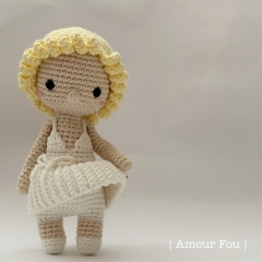 Marilyn Monroe amigurumi pattern by Amour Fou