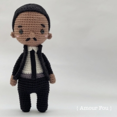 Martin Luther King Jr. amigurumi pattern by Amour Fou