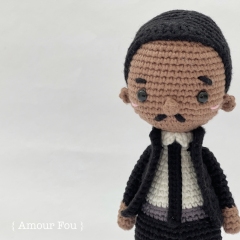 Martin Luther King Jr. amigurumi by Amour Fou
