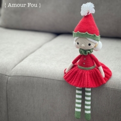Silke, the Christmas Elf amigurumi by Amour Fou