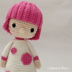 Yayoi Kusama amigurumi pattern by Amour Fou