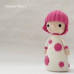 Yayoi Kusama amigurumi by Amour Fou