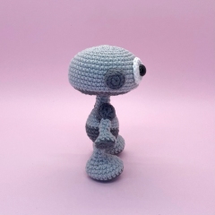Reggie the Robot amigurumi by Maja Hansen