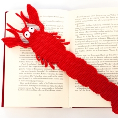 Lobster Bookmark amigurumi pattern by Supergurumi