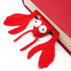 Lobster Bookmark amigurumi by Supergurumi