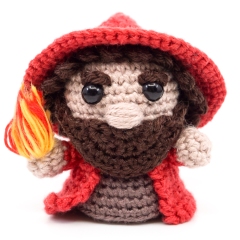 Mini Mage & Wizard amigurumi pattern by Supergurumi