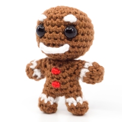 Mini Noso Gingerbread Man amigurumi by Supergurumi