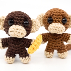 Mini Noso Monkey amigurumi pattern by Supergurumi