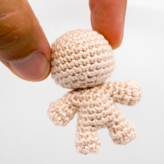 Mini Noso One Piece Crochet Doll amigurumi pattern by Supergurumi