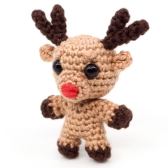 Mini Noso Reindeer amigurumi by Supergurumi