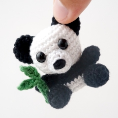 Mini Panda amigurumi pattern by Supergurumi