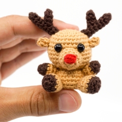 Mini Reindeer amigurumi pattern by Supergurumi