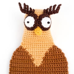 Owl Bookmark amigurumi by Supergurumi