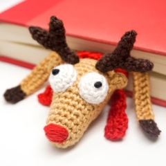 Reindeer Bookmark amigurumi by Supergurumi