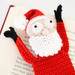 Santa Claus Bookmark amigurumi by Supergurumi