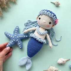 Crochet Mermaid amigurumi pattern by RNata