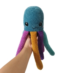 No sew Turbo Octopus amigurumi by Crochetbykim