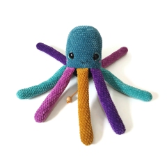 No sew Turbo Octopus amigurumi pattern by Crochetbykim
