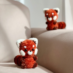Jean the red panda amigurumi pattern by Khuc Cay