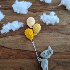 Cute mouse + party collection amigurumi pattern by La Fabrique des Songes