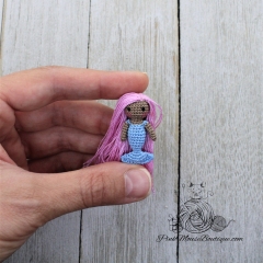 One Inch Mermaid amigurumi by Pink Mouse Boutique