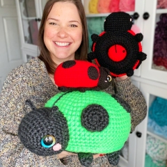 Charlene the Mama Ladybug & baby amigurumi pattern by All From Jade