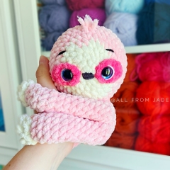 Pierre the Baby Sloth amigurumi by All From Jade