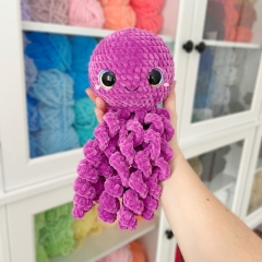 Rose the Octopus - No sew amigurumi by All From Jade