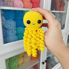 Rose the Octopus - No sew amigurumi pattern by All From Jade