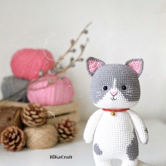 Mimi the little cat amigurumi pattern by RikaCraftVN