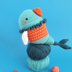 Philip the Whale  amigurumi by Natura Crochet