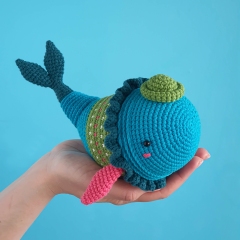 Philip the Whale  amigurumi pattern by Natura Crochet