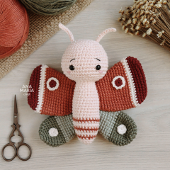 Margot, the Butterfly amigurumi pattern by Ana Maria Craft