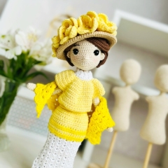 Miss 1910 amigurumi pattern by Fluffy Tummy