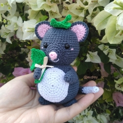 Wayne the Western Ringtail Possum amigurumi pattern by Audrey Lilian Crochet