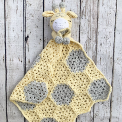 Jasper the Giraffe Lovey amigurumi pattern by SarahDeeCrochet
