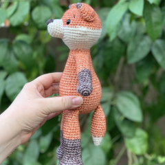 Rigby the Fox/Wolf amigurumi pattern by SarahDeeCrochet
