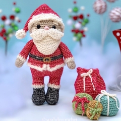 Santa Claus amigurumi pattern by SarahDeeCrochet