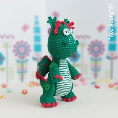 Dragon the Traveler amigurumi pattern by Iryna Zubova