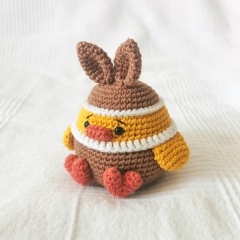 Chip the Chick Bunny amigurumi pattern by EMI Creations by Chloe