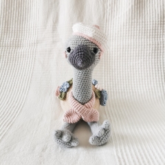 Ellie the Emu amigurumi pattern by EMI Creations by Chloe