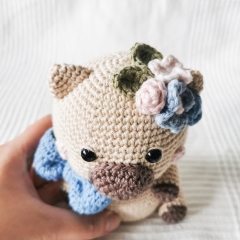 Flora the Wombat amigurumi pattern by EMI Creations by Chloe